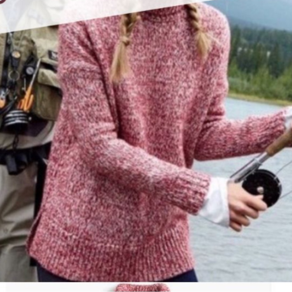 J. Crew Marled Italian Wool Sweater